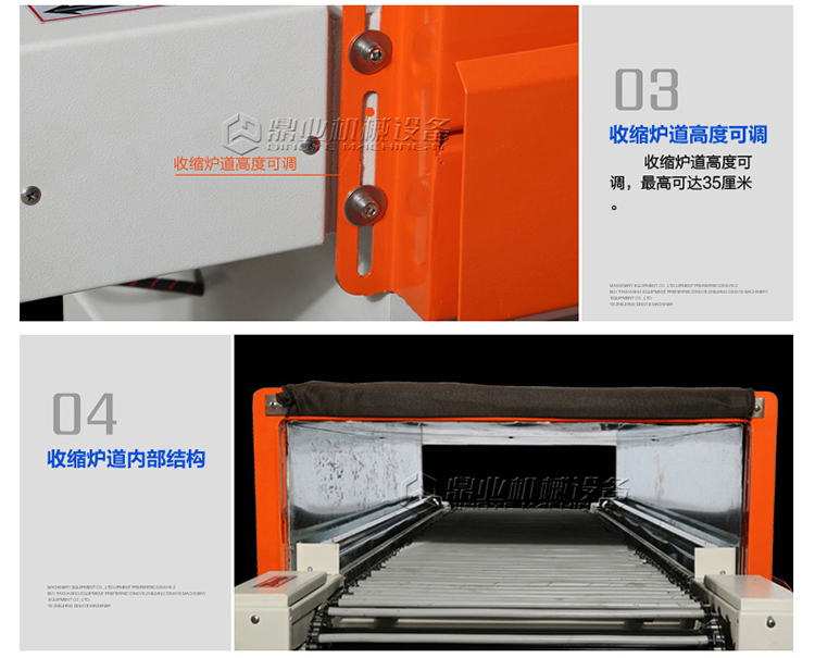 熱收縮包裝機(jī)收縮爐道